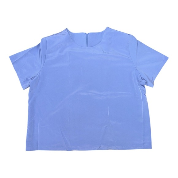 Anthony Richards Blue Boxy Short Sleeve Tee - Picture 1 of 4